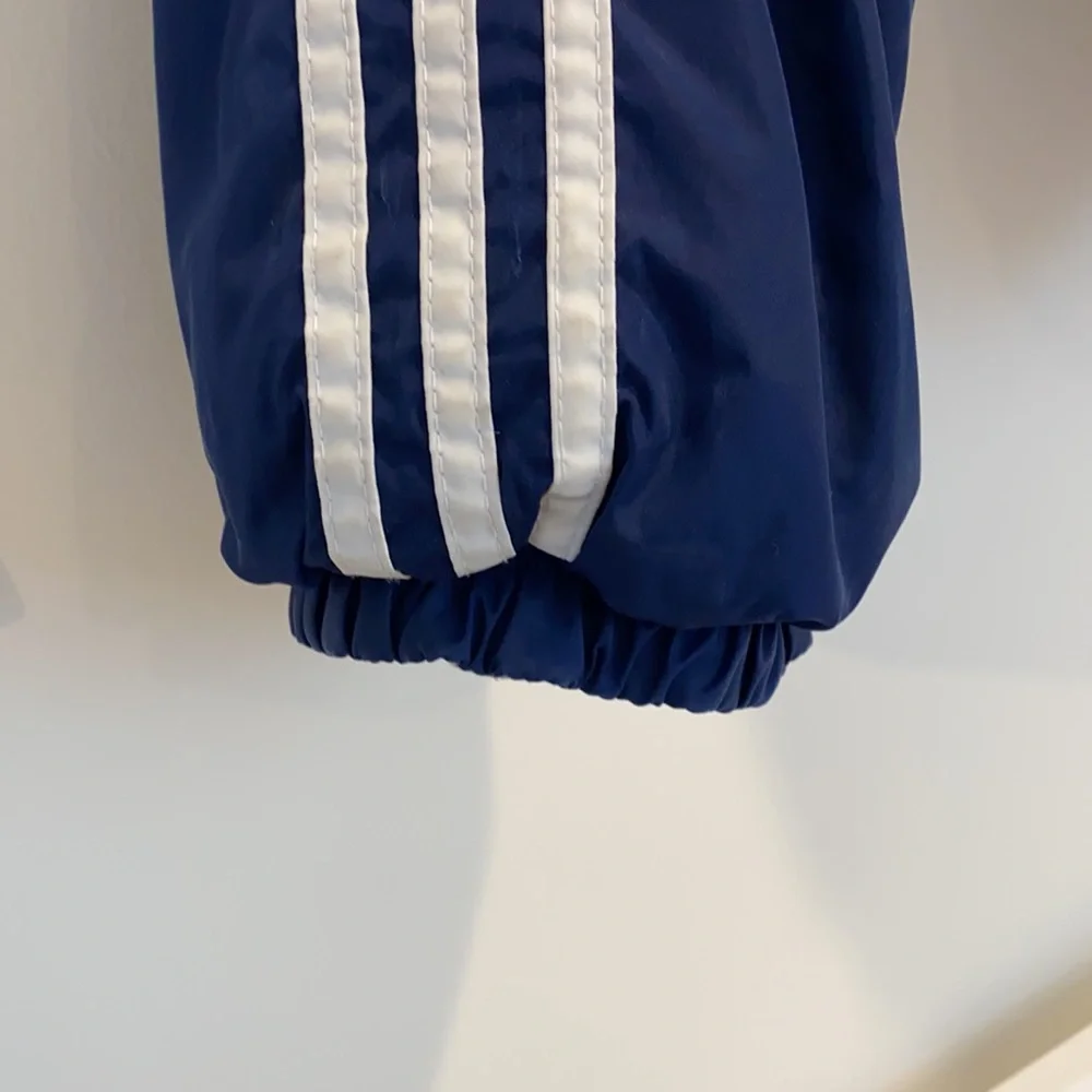 🎉 Adidas Unisex Vintage Hooded Waterproof Jacket - XL ✨ - Picture 4 of 7
